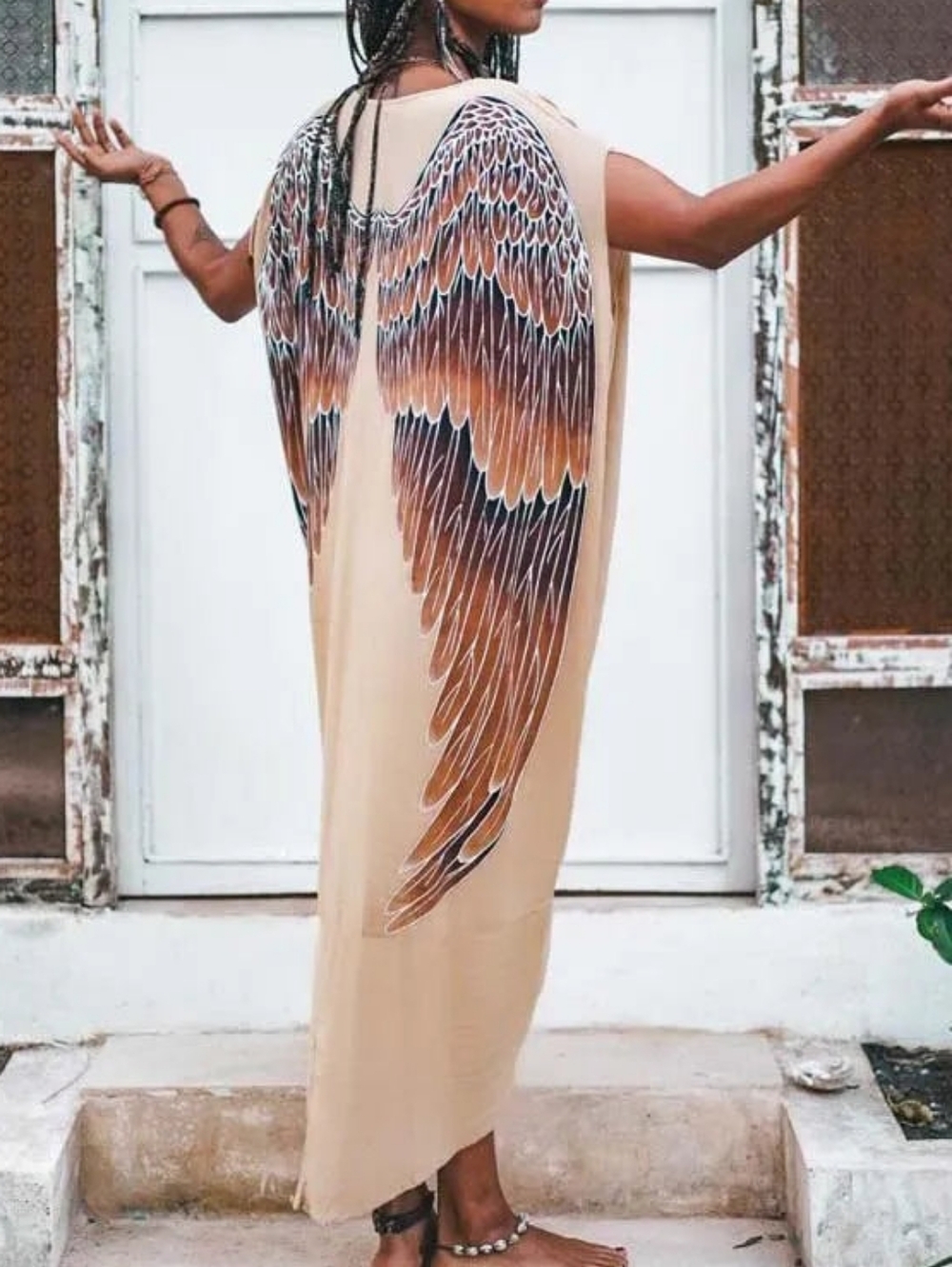 Warriors Of The Divine Levitate Kaftan Archangel Gabriel Golden Goddess XS S